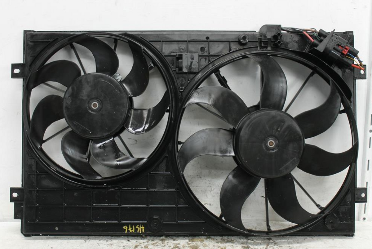 Used Volkswagen, Jetta Fan Dual Fan Assy 1.4 Petrol 1B 02/11 12/17 2013 – image 1 - All Good Parts