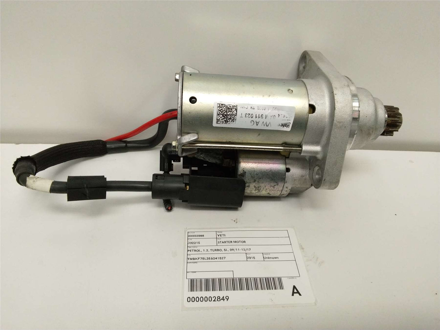 Used Skoda, Yeti Starter Motor Petrol 1.2 Turbo 5L 09/11 12/17 2014 – image 1 - All Good Parts