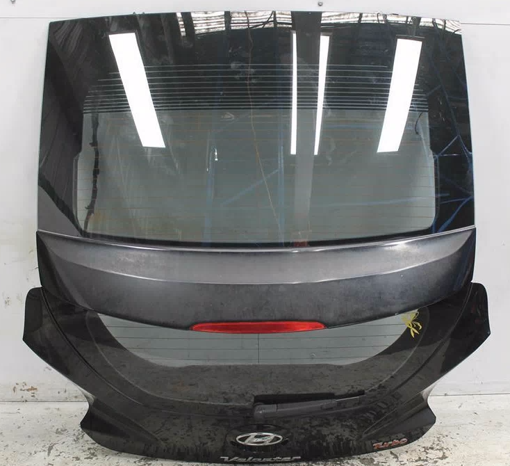 Hyundai, Veloster Bootlid/Tailgate Tailgate Fs Turbo Wipered W/ Gloss Black Spoiler Type 12/11 02/18