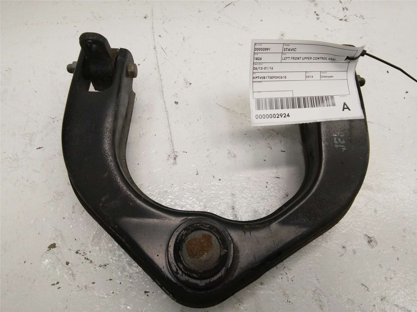 Ssangyong, Stavic Left Front Upper Control Arm 06/13 01/16