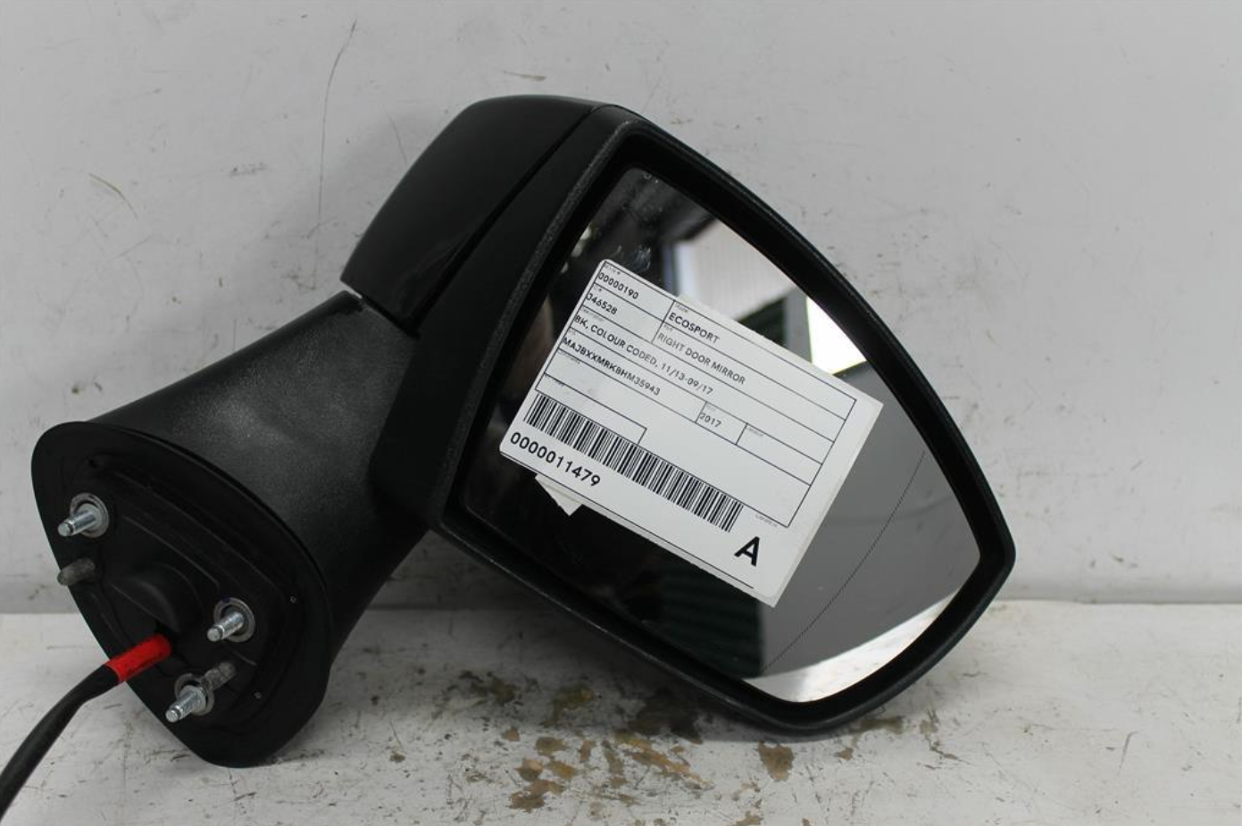 Ford, Ecosport Right Door Mirror Bk Colour Coded 11/13 09/17