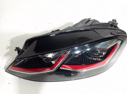 Volkswagen, Golf Left Headlamp , Gen 7, Gti/Gti Performance, Led Type, 03/17-08/20