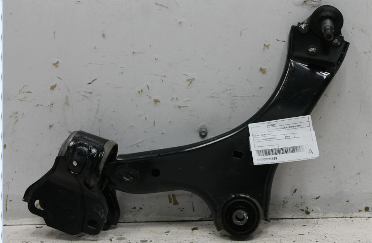 Ford, Mondeo Left Front Lower Control Arm Ma Mc 10/07 12/14