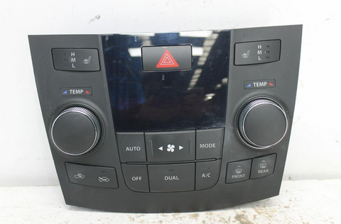 Suzuki, Kizashi Heater/Ac Controls Fr Climate Control Type 12/09 01/17