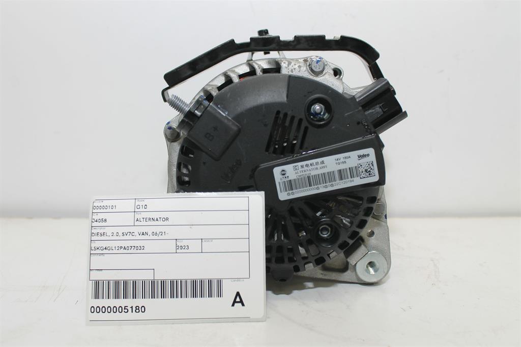 LDV, G10 Alternator Diesel 2.0 Sv7C Van 06/21