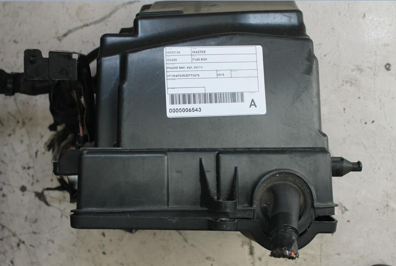 Renault, Master Fuse Box X62 09/11