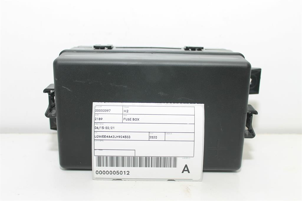 Haval, H2 Fuse Box 06/15 02/21