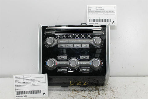 Nissan, Pathfinder Stereo/Head Unit Dash Radio Control Panel/Control Unit Lower R52 06/13 11/16