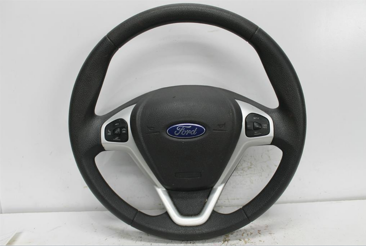 Used Ford, Ecosport Steering Wheel Bk Bl Vinyl W/Audio Controls Type 11/13 01/20 2013 – image 1 - All Good Parts
