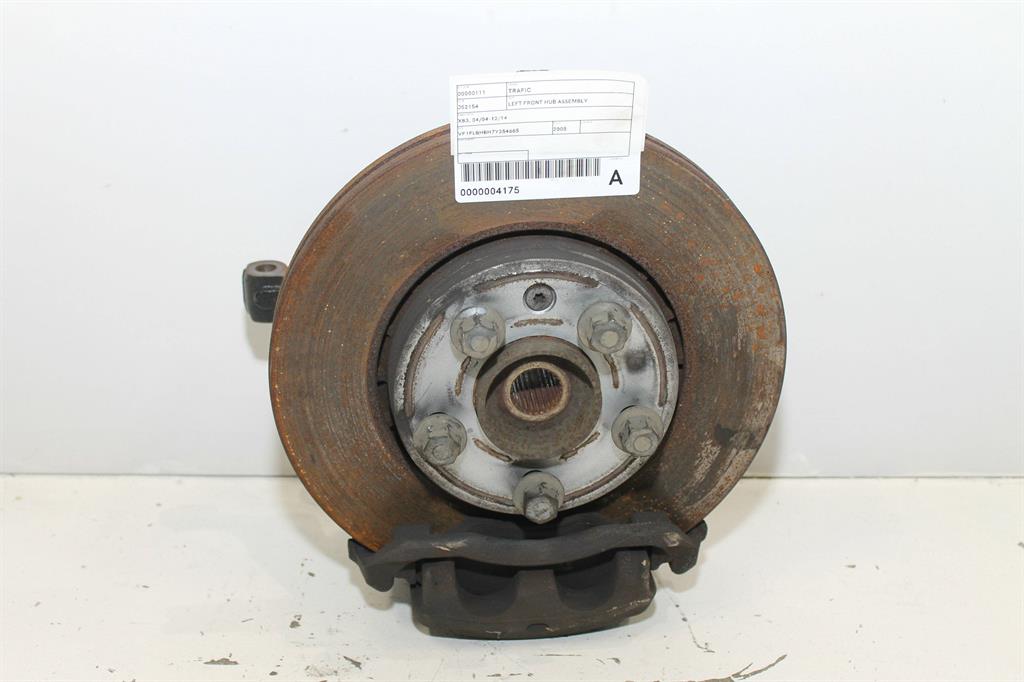 Renault, Trafic Left Front Hub Assembly X83 04/04 12/14