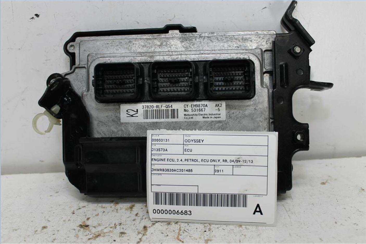 Honda, Odyssey Ecu 2.4 Petrol Ecu Only Rb 04/09 12/13