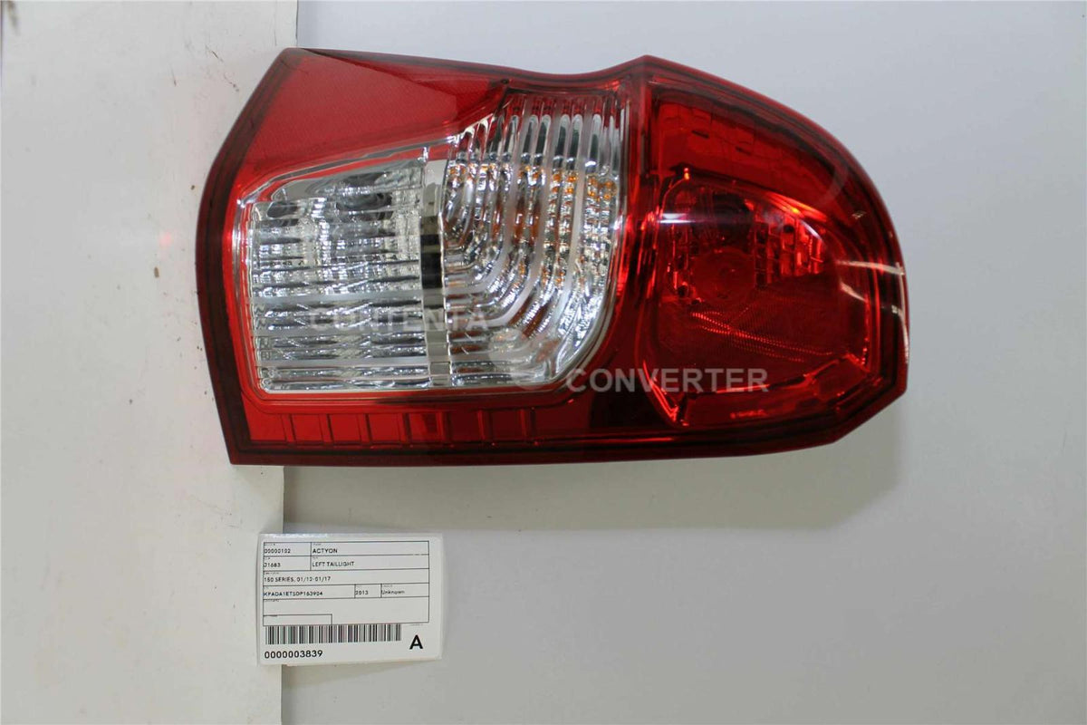 2013, SsangYong, Actyon, Sports, II, Left Taillight