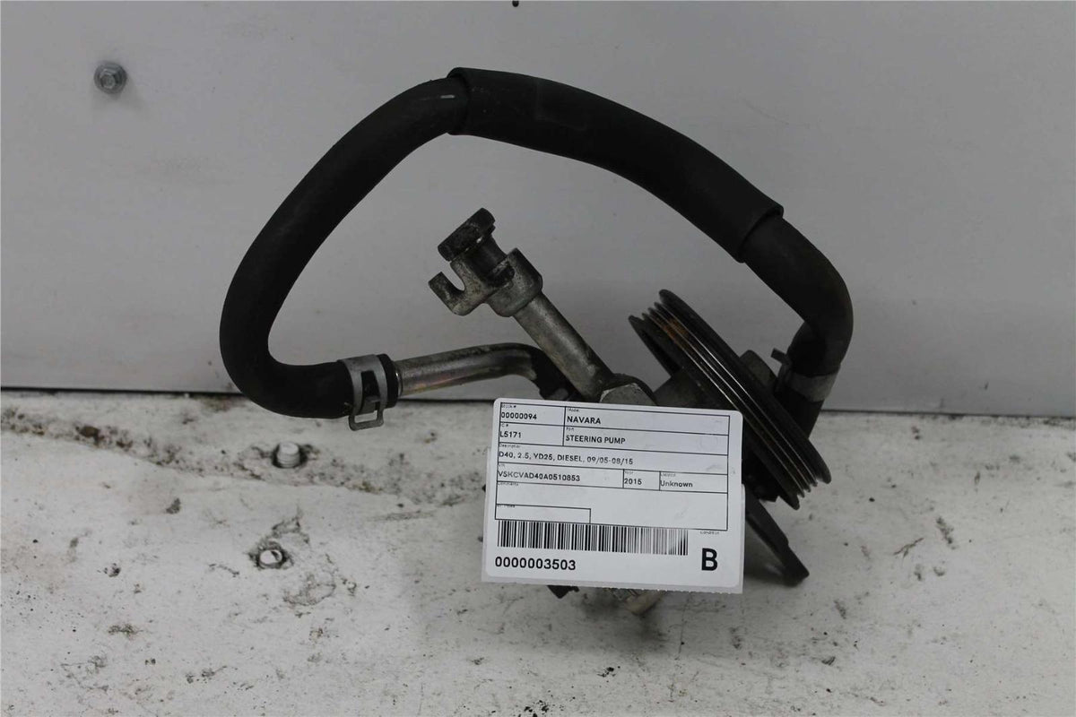 2012, Nissan, Navara, ST, D40, Steering Pump