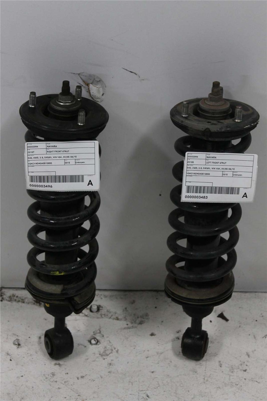 2012, Nissan, Navara, ST, D40, Left Front Strut