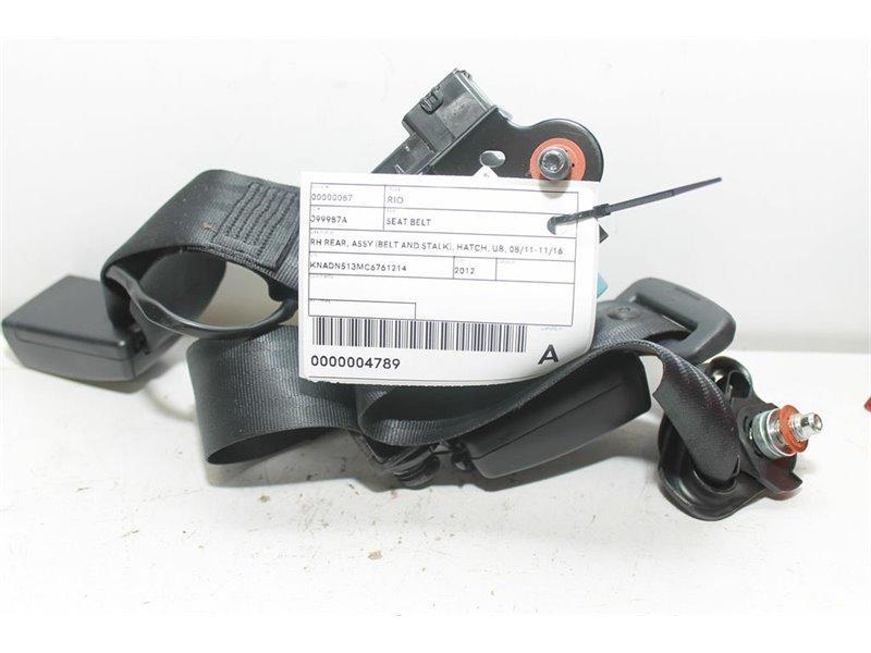 Kia, Rio, UB, Right Rear Seat belt