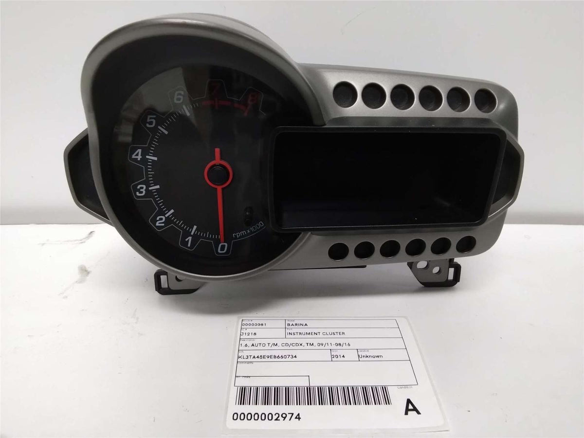 Holden, Barina, TM, Instrument Cluster